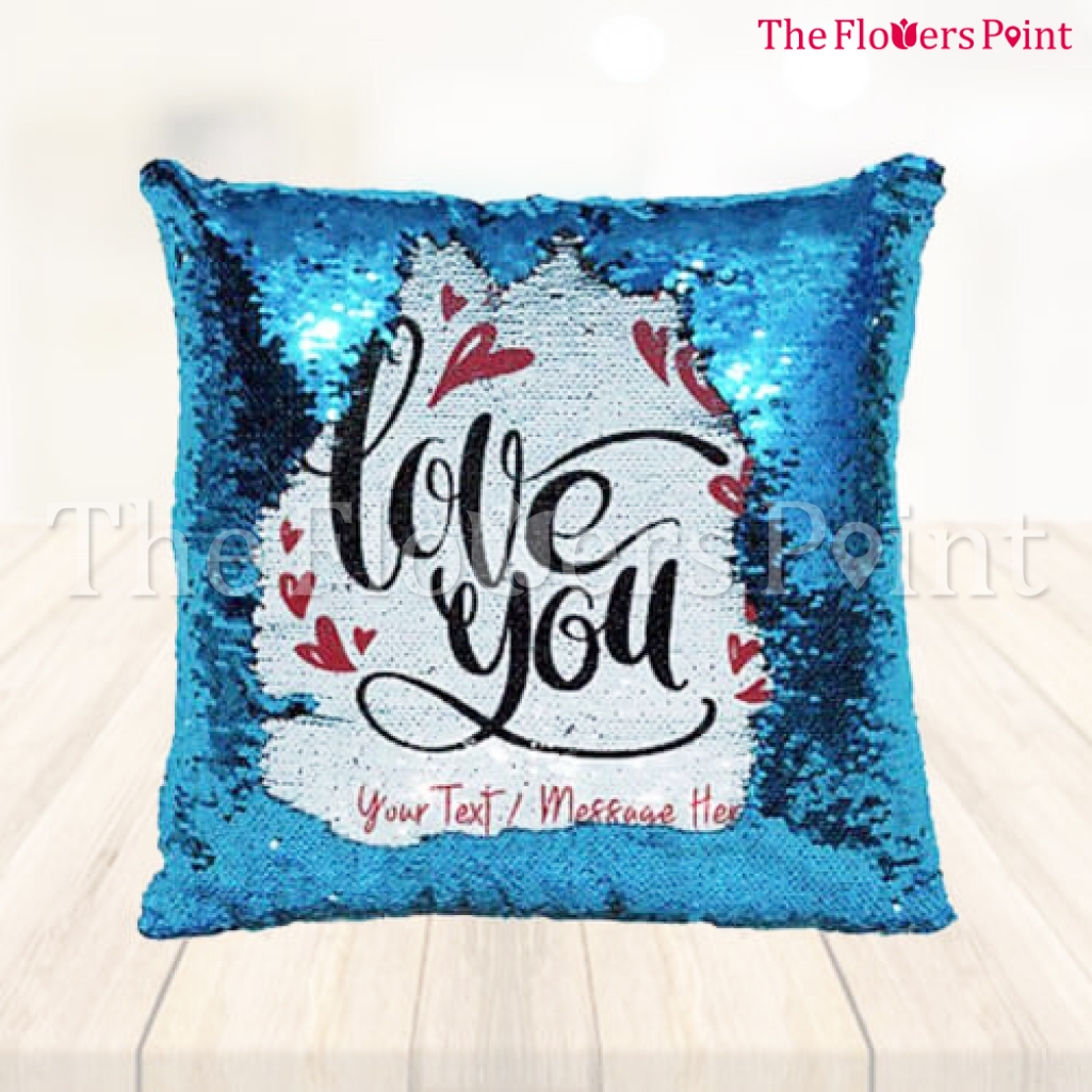 Blue magic shop cushion